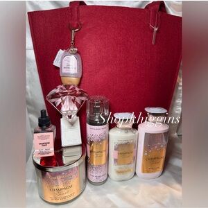 NWT B&BW Champagne Toast 9 piece , full size bundle